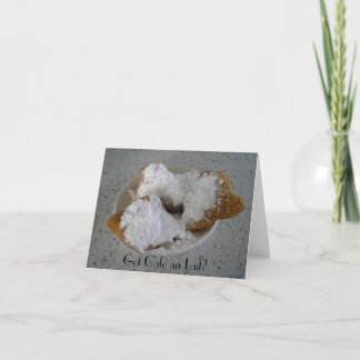 Recebi cartão de nota do Café au Lait