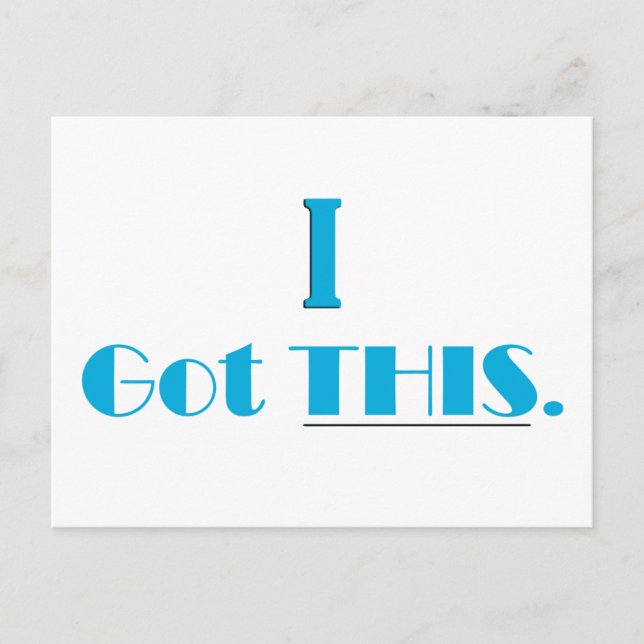 Recebi Este Cartão Flash De Afirmação Diária (Frente)