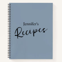 Receita Azul Mínima Elegante