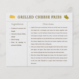 Receita de Batata Frita com Queijo Grelhado para o