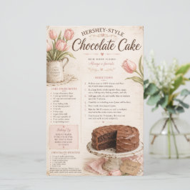 Receita de Bolo de Chocolate ao Estilo Hershey, Tu