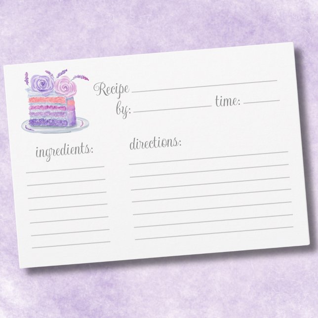 Receita de Bolo de Lavanda Rosa-d-Água (Criador carregado)