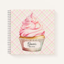 Receita de Cupcake de Aquarela Rosa