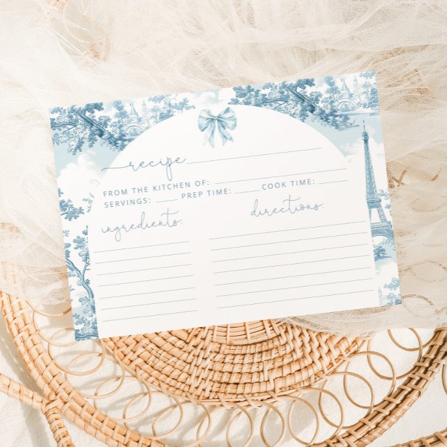 Receita do Chá de panela azul Dusty da torre Eiffe (Criador carregado)