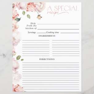 Receita do Chá de panela de Aquarela Floral Cor-de