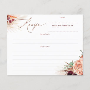 Receita do Chá de panela de Boho Floral Terracott