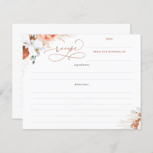 Receita do Chá de panela de Boho Floral Terracotta