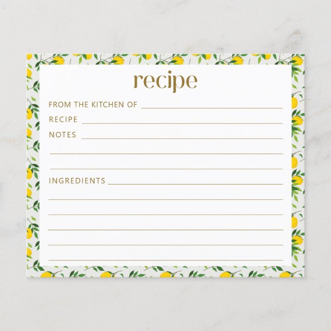 Receita do Chá de panela de Fruta de Limão Boho Su (Frente)