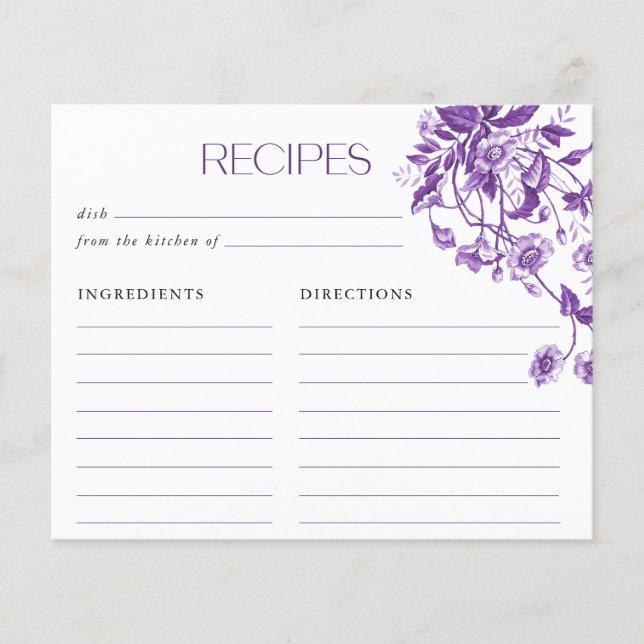 Receita do Chá de panela Floral de Toile Francês V (Frente)