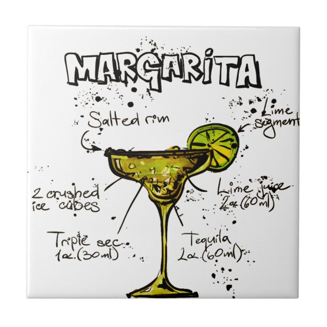 Receita Margarita do cocktail (Frente)