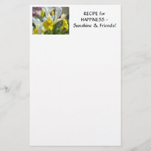 RECEITA para FELICIDADE Sunshine Amigos Papelaria