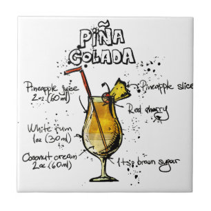 Receita Pina Colada do cocktail