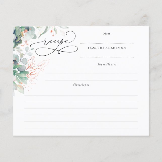 Receita Rosa de Chá de panela Verde Dourado Sucule (Frente)