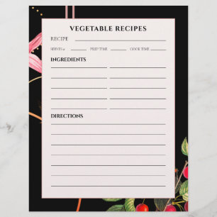 Receita Vegetal Cerejas Botânicas Negras