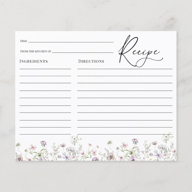 Receitas De Chá de panela De Flor Selvagem Roxo De (Frente)