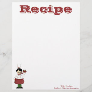 Receitas de papel do Cozinheiro chefe da cozinha