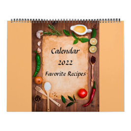 Receitas Favoritas do Calendário 2022