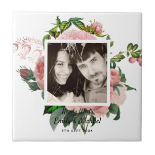 Recém-casados Blush Roses Rosa FOTO Botânica