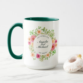 Recem casados elegante que Wedding a caneca