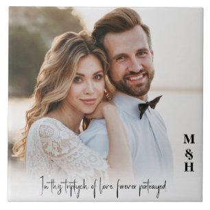 recém-casados elegantes modernos foto casamento