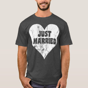 Recém-casados Noiva e Noivo Camisetas de casamento