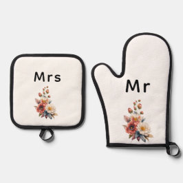 Recem casados Sr. & Sra. | Monograma Floral de Cas