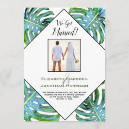 Recepção de Anúncio de Recem casados de Folha Trop