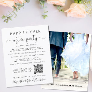 Recepção de casamento de Código QR de Foto para