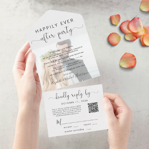 Recepção de casamento de Código QR de Foto para Se