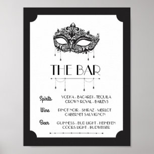 Recepção de casamento de Poster do Mascarada do Ba