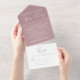Recepção de Casamento Elegante em Rosa Poeirento