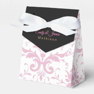recepção de casamento Favoritos Caixas Cor-de-ro
