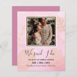 RECEPÇÃO DE CASAMENTO ORÇAMENTAL Convide Com FOTO