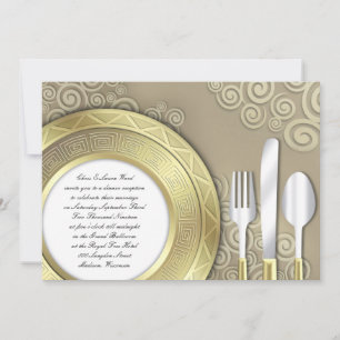 Recepção de Casamento (qualquer ocasião) Convite P