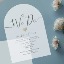 Recepção de Casamento Simples Moderna em Preto e B