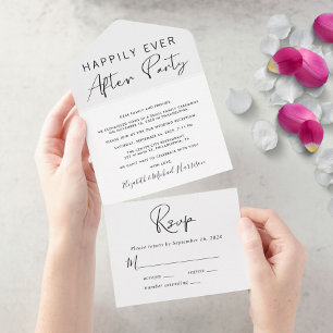 Recepção Feliz Para Sempre Casamento