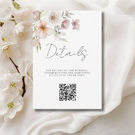 Receptáculo Detalhado de Casamento do Código QR Fl