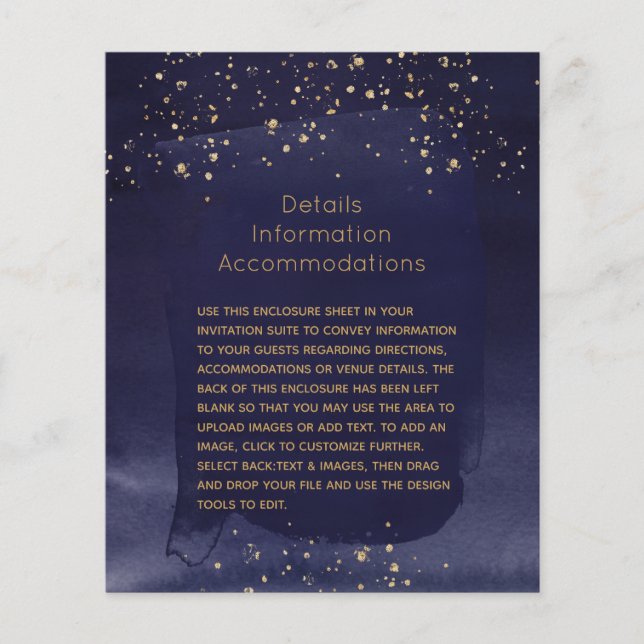 Receptáculo Sapphire & Dourado de Detalhes do Casa (Frente)