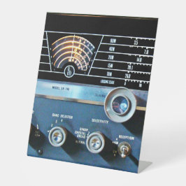 Receptor de rádio Vintage Short Wave