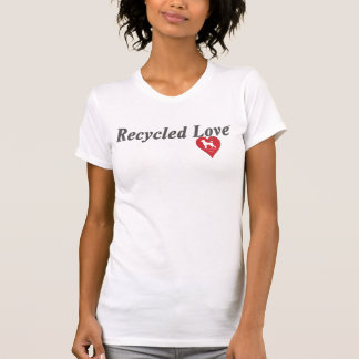 Reciclado Ama camiseta feminina