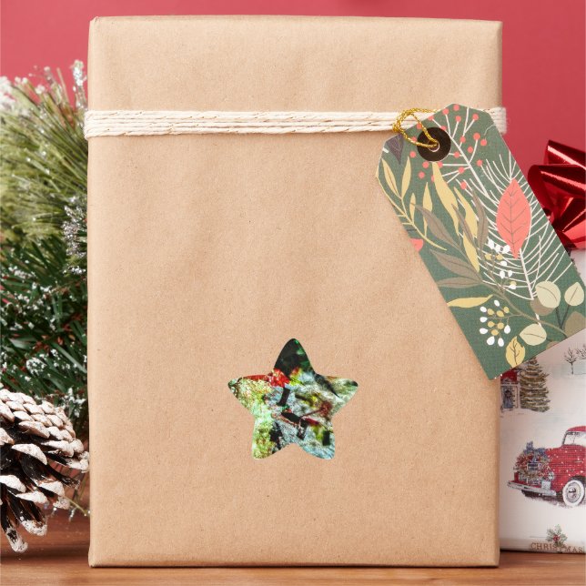 Reciclado texturizado com abstrato de etiqueta bra (Feriado)