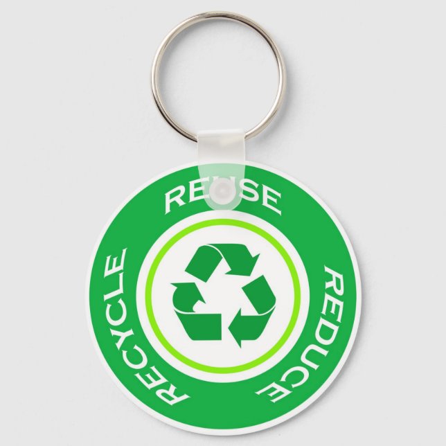 Reciclar Verde - Chaveiro (Frente)