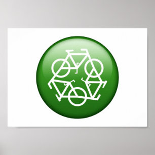 reciclar verde de Petr Kratochvil poster