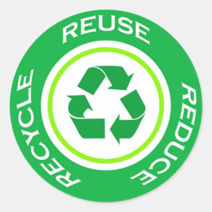 Reciclar verde - etiqueta