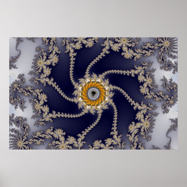 Recife Fractal - Fractal Poster (Frente)