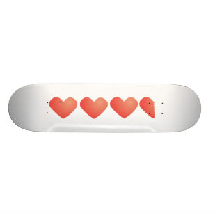 Recipiente do coração - skate