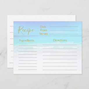 Recipiente Ocean Beach Scense Sea Blue