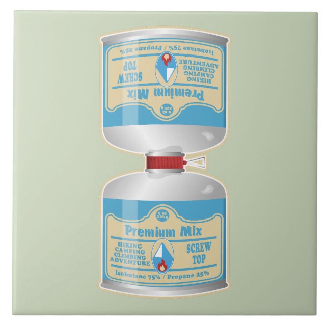 Recipientes de gás para fogões de acampamento (Frente)