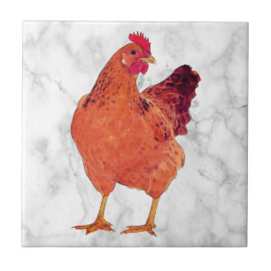 Recoleta Chicken L - Azulejo cerâmico pequeno