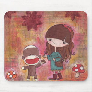 Recolhendo castanhas Mousepad